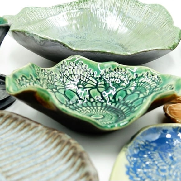 unikatowa miseczka ceramiczna dekoracyjna mini