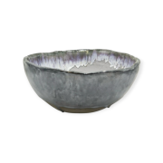 Misa szaro srebrno biała. Handmade ceramiczne z Mazur.