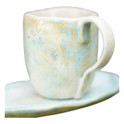 filiżanka do herbaty ceramika ecru