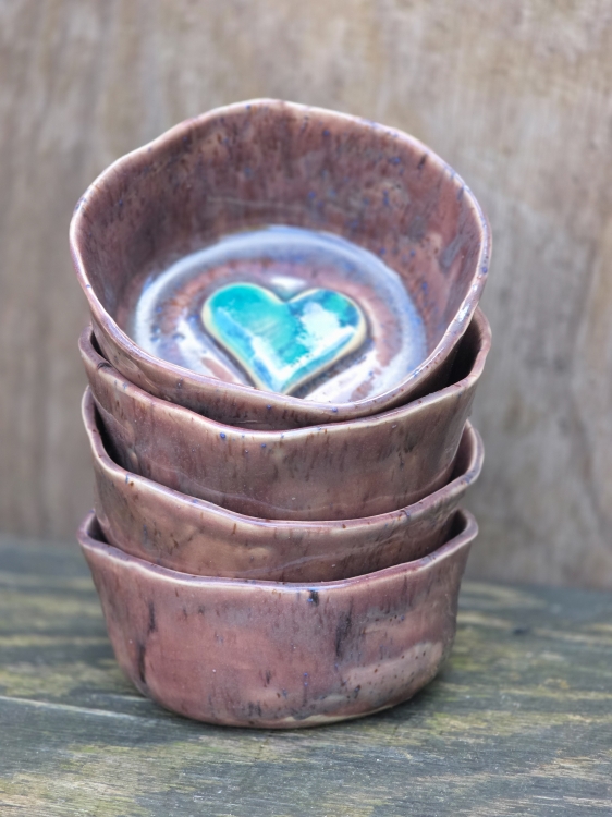 miseczki ceramiczne Dessimo zestaw 4 rękodzieło