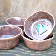 miseczki ceramiczne Dessimo zestaw 4 rękodzieło