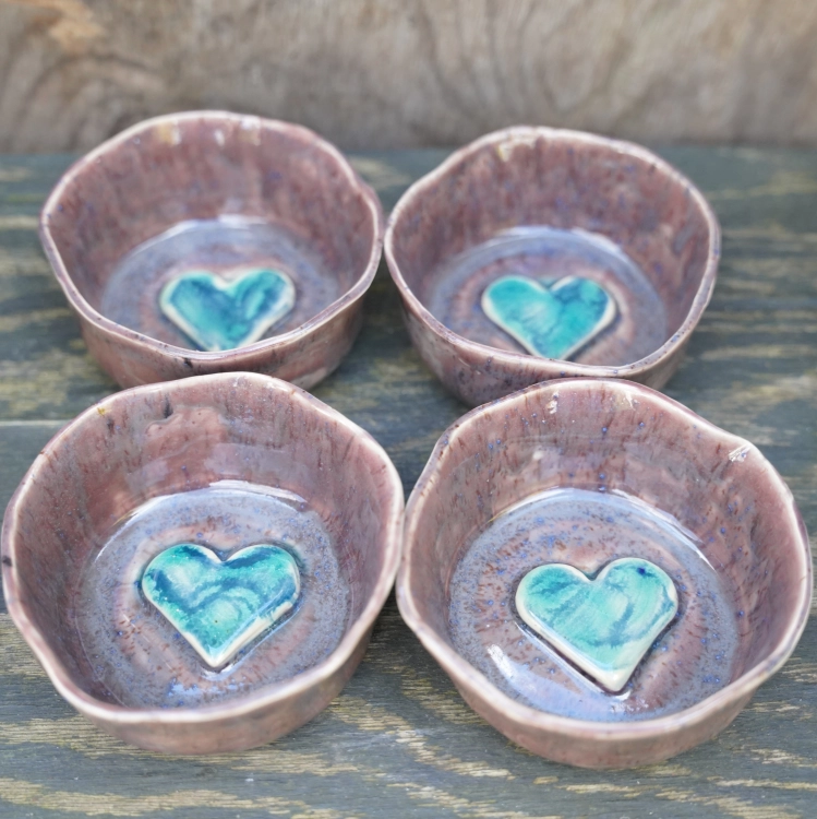 miseczki ceramiczne Dessimo zestaw 4 rękodzieło